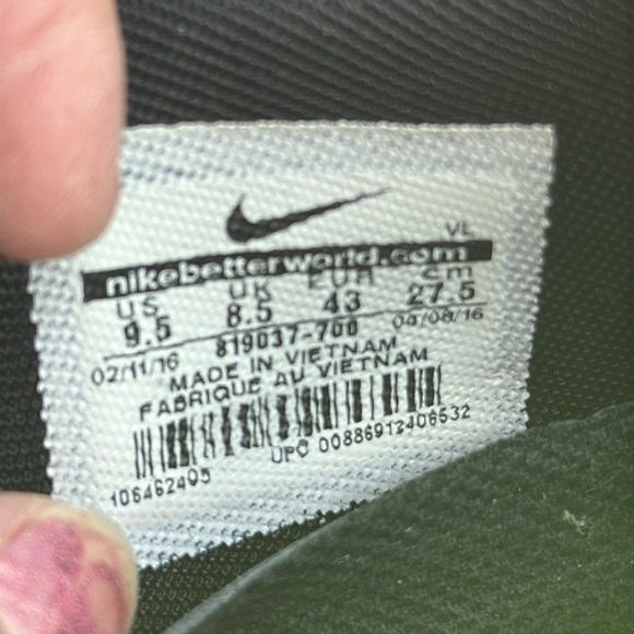 (H3) Nike Lunar Command 2 Men's Golf Shoes, Black/Red, Size 9.5 - Picture 8 of 9